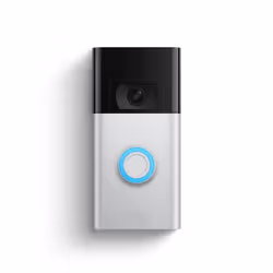 Ring Video Doorbell Noir, Nickel