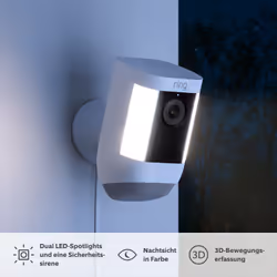 Ring Spotlight Cam Pro Boîte Caméra de sécurité IP Intérieure et extérieure 1920 x 1080 pixels Plafond/mur