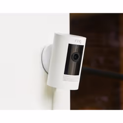 Ring Stick Up Cam Plug-in Boîte Caméra de sécurité IP Intérieure et extérieure Sur bureau/mural - Vue supplémentaire 2