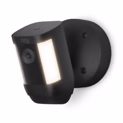 Ring Spotlight Cam Pro Wired, Caméra de sécurité IP, Extérieure, Sans fil, Plafond/mur, Noir, Boîte