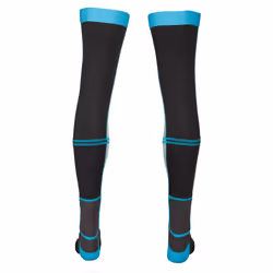 Klim Aggressor -1.0 Knee Brace Chaussettes, gris-bleu, taille S pour Hommes