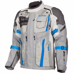 Klim Badlands Pro 2023 Veste textile de moto, gris-bleu, taille XL pour Hommes