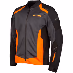 Klim Induction Veste textile moto, noir-gris-orange, taille 2XL pour Hommes