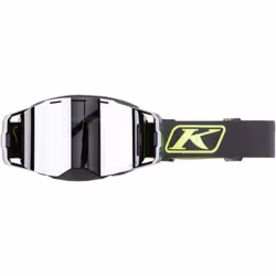 Klim Edge Focus Asphalt Hi-Vis Lunettes de motoneige, noir-gris pour Hommes