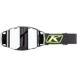 Klim Edge Focus Asphalt Hi-Vis Lunettes de motoneige, noir-gris pour Hommes