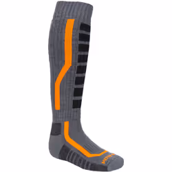 Klim Agressor 2.0 Chaussettes de motoneige, noir-gris-orange, taille L pour Hommes