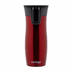 CONTIGO West Loop, Rouge, Acier inoxydable, Acier inoxydable, 5 h, 12 h, 470 ml