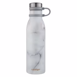 CONTIGO Matterhorn, 590 ml, Utilisation quotidienne, Blanc, Acier inoxydable, White Marble, 24 h