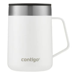 CONTIGO 2174672 thermos 420 ml Argent, Blanc Acier inoxydable