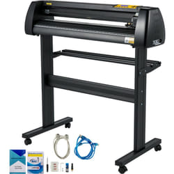 Vevor - Plotter de Decoupe Vinyle Papier Maximale 870 mm, Traceur de Coupe pour lImpression de Vinyle, Force et Vitesse Reglables, avec Ecran lcd et