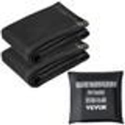 Couverture Anti-Feu - VEVOR - Lot de 2 Couvertures de Soudage 244 x 305 m Résistantes au Feu 550 °C Couverture dUrgence Noire