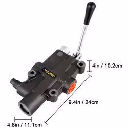 Vanne de Contrôle Hydraulique-VEVOR-121GPM3625- Vanne à Bobine Hydraulique 40 L-min 4500 PSI-Vérins à Double Effet-Tracteurs