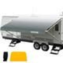 Auvent pour Caravane 433x24 m-VEVOR-  pour Auvent de Camping-car Pare-soleil et Imperméable pour Voyage Voiture