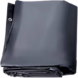 Bâche à Bulle Piscine Hivernage-VEVOR-Anthracite PVC 650-680g-m²4 x 7m Maille Serrée pour Piscines Maison Jardin Hôtel Ingéni ...