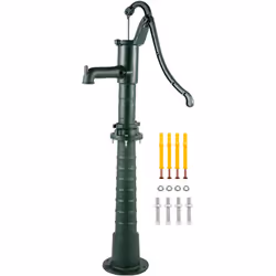 Vevor - Pompe a Eau Manuelle Fonte + Support Pompe a Main Puits Jardin 131 cm Pompe a Bras Vintage Fontaine 40x15x65 cm Support 67 cm Profondeur 6 m