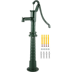 Vevor - Pompe a Eau Manuelle Fonte + Support Pompe a Main Puits Jardin 131 cm Pompe a Bras Vintage Fontaine 40x15x65 cm Support 67 cm Profondeur 6 m
