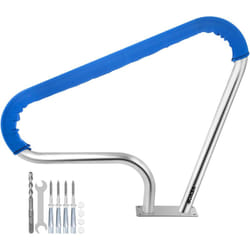 Vevor - Rampe Piscine Inox 98,9x81,3 cm Main Courante 113 kg Rail Barre deAppui de Piscines Tube 4,83 cm Epaisseur 2 mm avec Housse Poignee 1,2 m 4