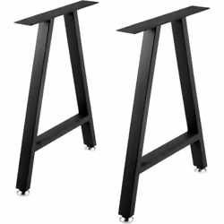 Pieds de Table en Forme A 71,1 x 45 cm Les pieds de la table adoptent un matériau en acier robuste et ont une capacité de poi ...