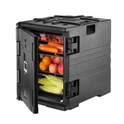 Conteneur Isotherme 90 L-VEVOR-445x645x610 mm-Boîte de Transport en LLDPE à Chargement Frontal