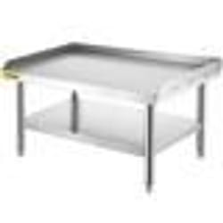 Table de Travail Inox-VEVOR-122 x 76 x 61 cm-Charge 550 kg-Étagère de Rangement Réglable-Cuisines de Restaurant