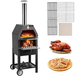 VEVOR Machine à Pizza Portable Extérieur pour Pizza 3048 mm 500℃ 458x464x1418mm