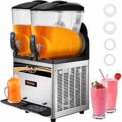 Machine à Granité Machine de Glace Fondue 2 X 15 L Avec cette machine à granité, vous offrirez aux clients un grand nombre d' ...