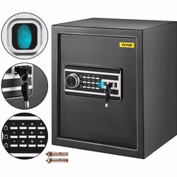 Coffre-fort biométrique 60 L - VEVOR - Empreinte digitale & combinaison numérique - Acier Q235