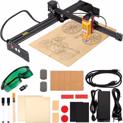 Machine à Graver Laser - VEVOR  - 270x440 mm Mini Graveur Laser CNC -  avec Carte Mère