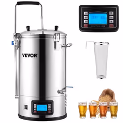 Cuve de Brassage Système de Brassage de Bière Tout-en-Un 30 L avec Pompe