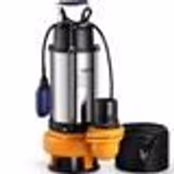 VEVOR Pompe de Relevage pour Eaux Chargées Pompe d’Évacuation Eaux Usées 2200 W