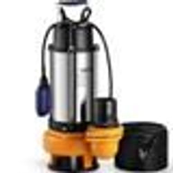VEVOR Pompe de Relevage pour Eaux Chargées Pompe d’Évacuation Eaux Usées 2200 W