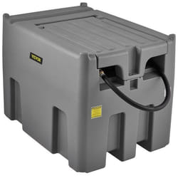 Cuve de Ravitaillement Gasoil - VEVOR - 439 L Réservoir Diesel Portable Polyéthylène - Grise avec Pompe