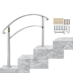 VEVOR Main Courante Rampe dEscalier Fer Forgé Hauteur Flexible 925cm 3 Marches