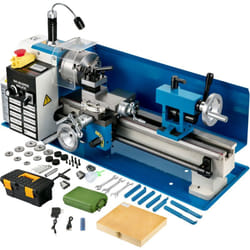 Vevor - Mophorn Mini tour a metaux, tour deetabli 7'x14', tour a travail des metaux 550 w a vitesse variable 2250 tr/min, tour cnc a mandrin a 3