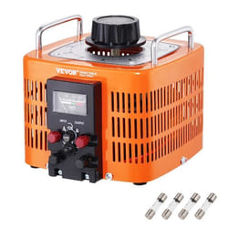 Transformateur - VEVOR - tension variable 3000VA  10 AEntrée 230 V sortie 0 - 300 V230 x 221 x 195 mm98 kg