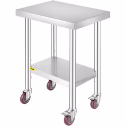 Description générale La table de préparation de cuisine en acier inoxydable est une table de travail robuste et polyvalente, ...