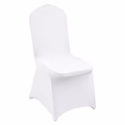 Housse de Chaise Élastique-VEVOR-Polyester-Élasthanne-Amovibles-Lavables- Mariage-Cérémonie-Banquet-Célébration-Salle-Blanc-1 ...