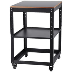 Support de Rabot Mobile Étagère Outils -VEVOR - 45kg Hauteur 3 Vitesses 4 Roulettes
