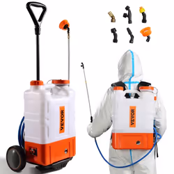 Pulvérisateur à dos avec Chariot-VEVOR-Pression Réglable 0-94 PSI-pour Jardin Désherbage Pulvérisation Nettoyage