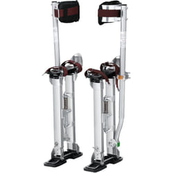 Echasses pour Cloison Seche Reglables 45,7-76,2 cm Echasses Plaquiste Alliage deAluminium Charge 103 kg Pieds 27-29 cm Genouilleres de Protection