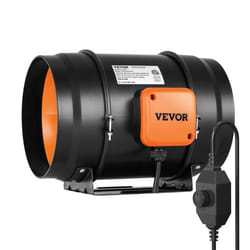 Ventilateur de Conduit en Ligne-VEVOR-2032 mm Extracteur Dair Silencieux 860 m³/h Contrôleur de Vitesse Variable Moteur CA