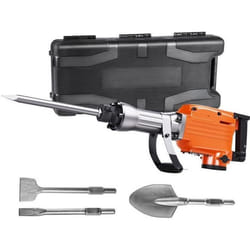 2200 W Marteau-Piqueur  - VEVOR -Perforateur Burineur Démolition - 4 Burins 1350 BPM