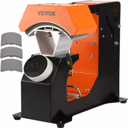 Presse à Chaud Casquette Chapeau - VEVOR - 3 en 1 Auto Machine de Sublimation - 16x8cm