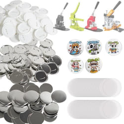 200 pcs 75 mm Badge DIY - VEVOR Badge Personnalisé Consommables - pour Machine à Badges à Épingles