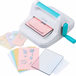 VEVOR Machine de Découpe et Gaufrage Manuelle Embossage 160 mm Kit Scrapbooking