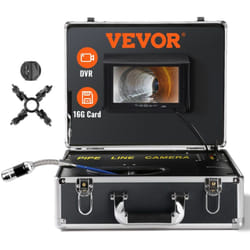 Vevor - Camera Inspection Canalisation 30 m Endoscope deEcran 7'' avec Enregistreur dvr Etanche IP68 12 led Reglables Carte sd 16 Go pour Conduit