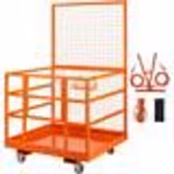 Cage de Sécurité Nacelle -  VEVOR - Chariot Élévateur Plate-Forme 1143x1092cm 635kg