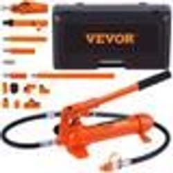 Vérin Hydraulique - VEVOR - 4T Coffret de Vérins Hydrauliques Presse Hydraulique pour Carrosserie Carrossier 125mm
