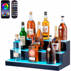 Caractéristiques & Détails Mettez votre bar en valeur : préparez-vous à être ébloui par un effet lumineux LED amélioré et lai ...