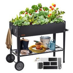 Jardinière - VEVOR - Potager Sureleve Lit de Jardin Surélevé Potager Acier Galvanisé 108x495x80 cm
